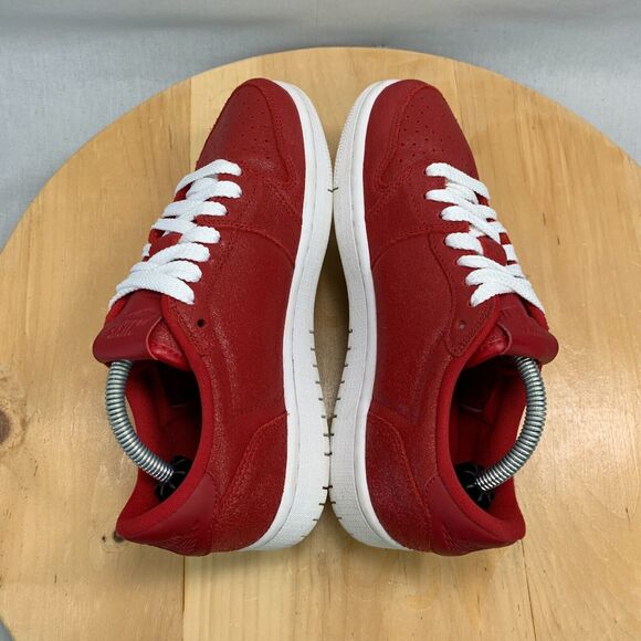 Nike Air Jordan 1 Retro Low Womens Size 6.5 Shoes OG Gym Red Leather Sneakers - Picture 5 of 9